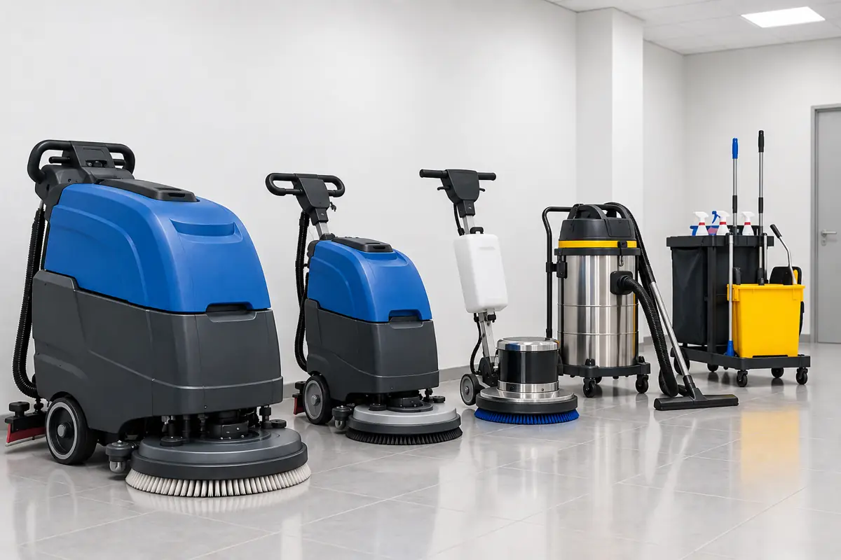 Equipamiento profesional para tareas de limpieza